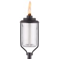 Lamplight TIKI Convertible Black/Clear Glass/Metal 65 in. Tiki Outdoor Torch 1 pc 1120036